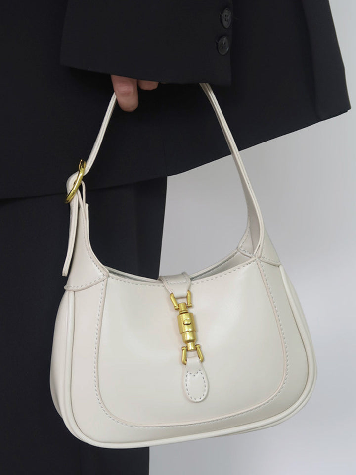 Utility Tweezijdige Luxe Handtas-Handtassen-Calora-Wit-Calora