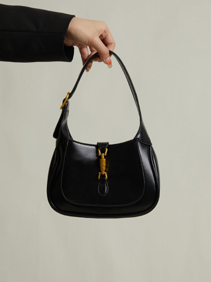 Utility Tweezijdige Luxe Handtas-Handtassen-Calora-Zwart-Calora