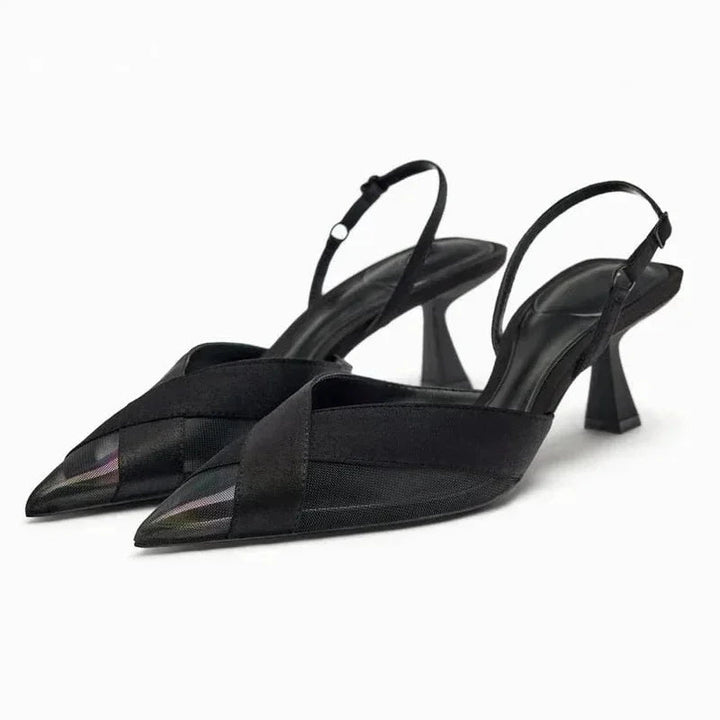 Vanya | Chique Comfortabele Slingback Hakken-Hakken-Calora-Zwart-36-Calora