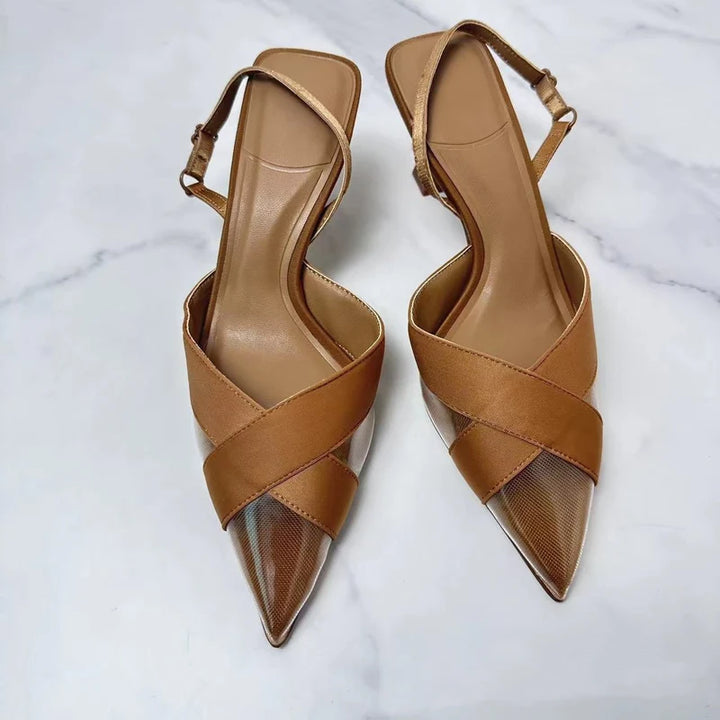 Vanya | Chique Comfortabele Slingback Hakken-Hakken-Calora-Zwart-36-Calora