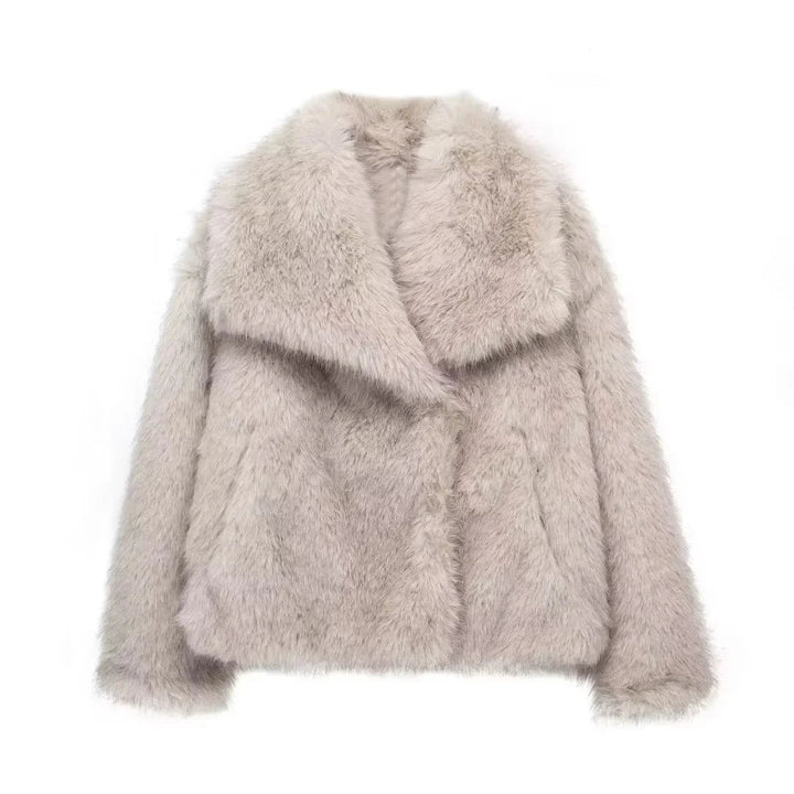 Vara | Warme Faux Jas-Zomer Jassen-Calora-Beige-XS-Calora
