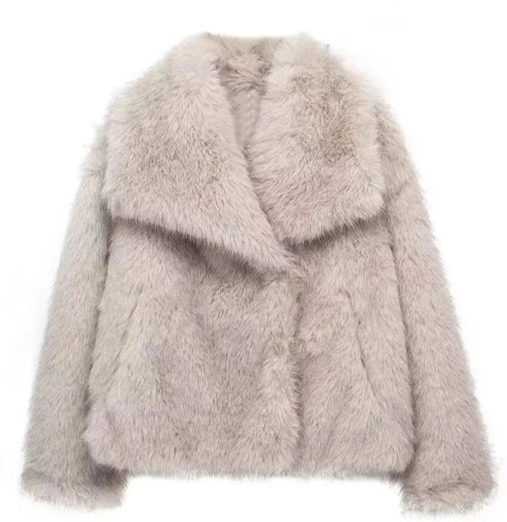 Vara | Warme Faux Jas-Zomer Jassen-Calora-Beige-XS-Calora