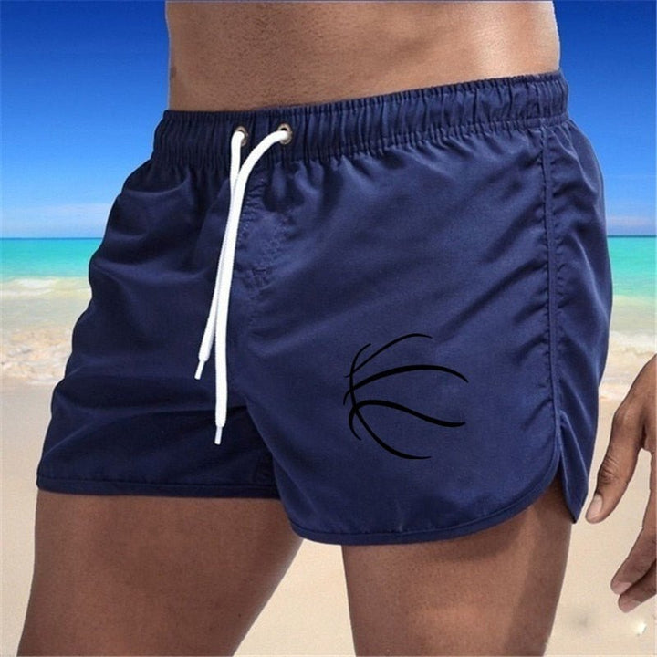Varron | Sneldrogende Heren Zwembroek met sportieve look-Zwemkleding-Calora-Donkerblauw-S-Calora