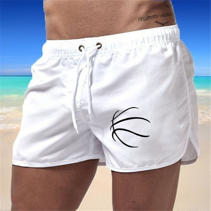 Varron | Sneldrogende Heren Zwembroek met sportieve look-Zwemkleding-Calora-Geel-S-Calora