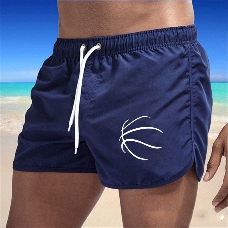Varron | Sneldrogende Heren Zwembroek met sportieve look-Zwemkleding-Calora-Geel-S-Calora