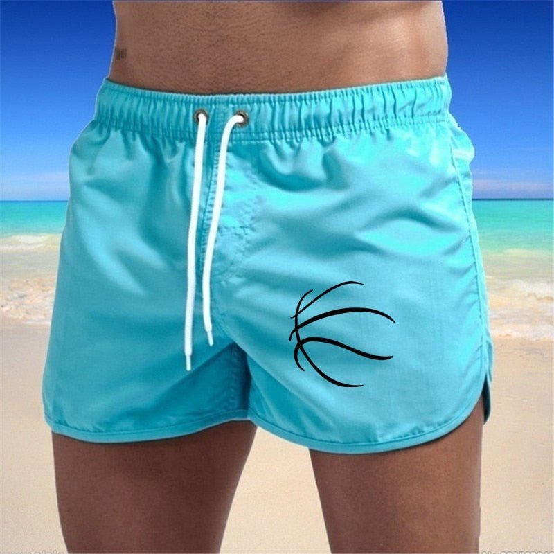 Varron | Sneldrogende Heren Zwembroek met sportieve look-Zwemkleding-Calora-Geel-S-Calora