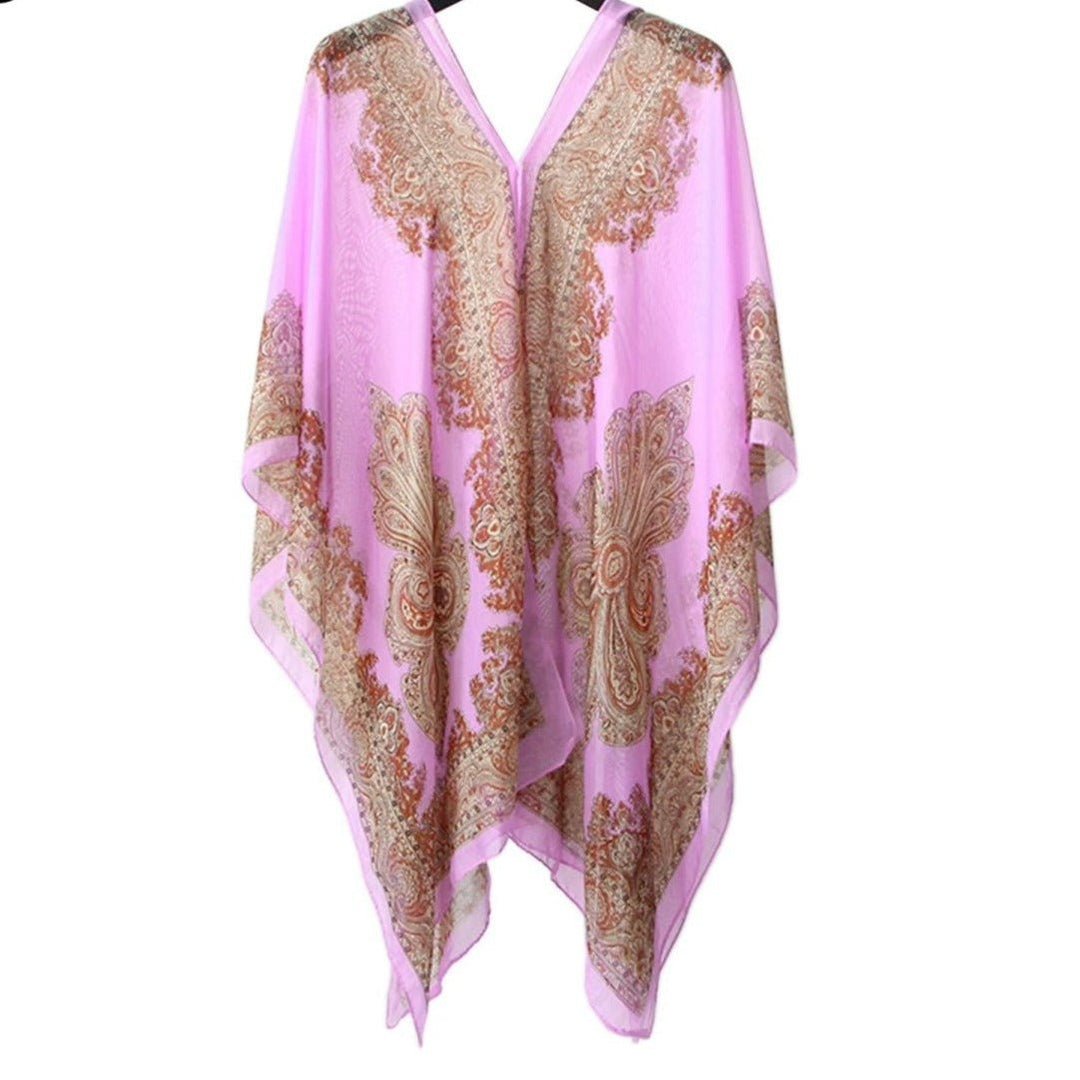 Velissa | Bikini Cover up voor Strand-Zwemkleding-Calora-Paars-Calora