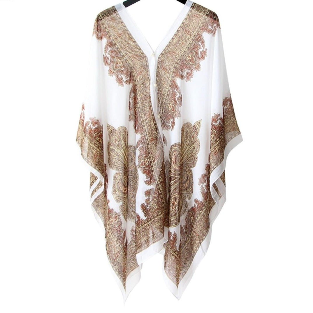 Velissa | Bikini Cover up voor Strand-Zwemkleding-Calora-Wit-Calora