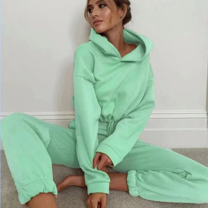 Velvetta | Vrolijk Comfy Joggingspak-Sportkleding & Accessoires-Calora-Groen-S-Calora