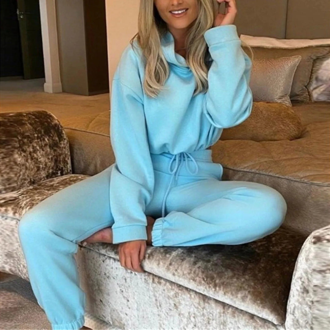 Velvetta | Vrolijk Comfy Joggingspak-Sportkleding & Accessoires-Calora-Zwart-S-Calora