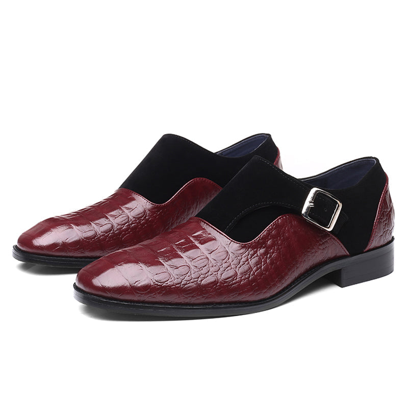 Vento | Stijlvolle bordeaux Heren Loafers-Loafers-Calora-39-Calora