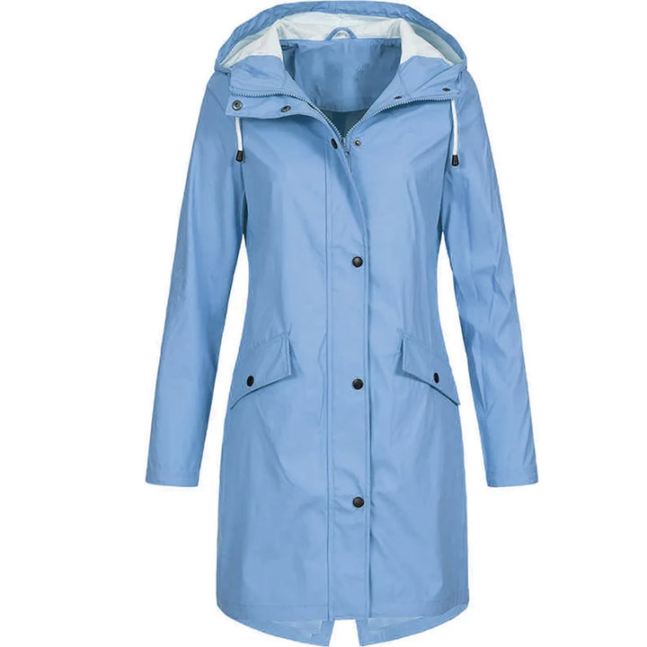 Vera | Waterdichte, winddichte regenjas voor dames-Zomer Jassen-Calora-Legergroen-S-Calora