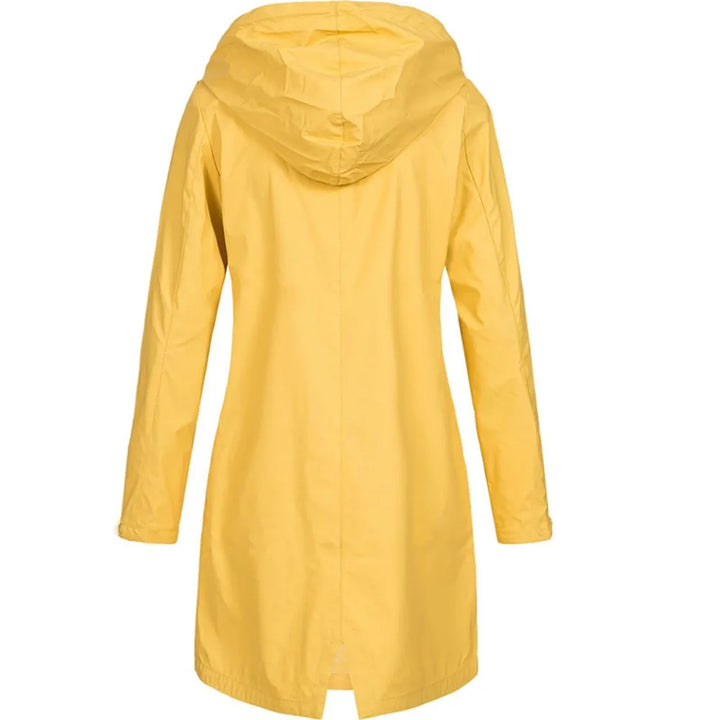 Vera | Waterdichte, winddichte regenjas voor dames-Zomer Jassen-Calora-Legergroen-S-Calora