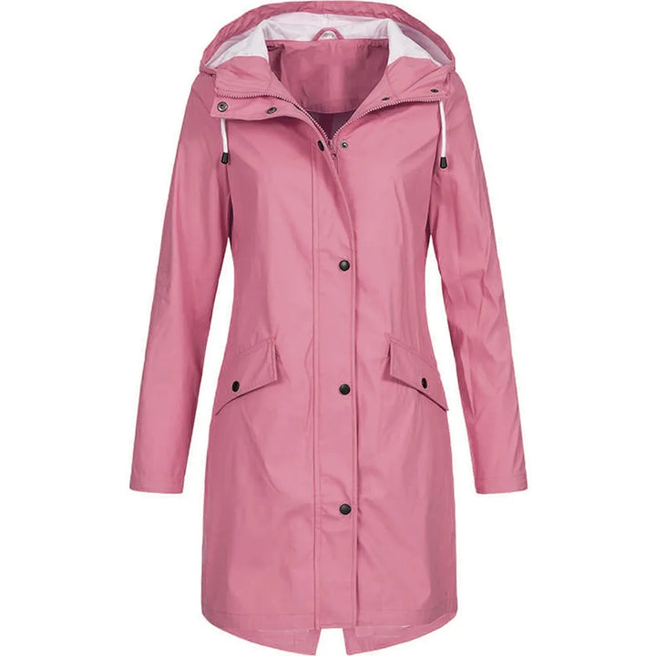 Vera | Waterdichte, winddichte regenjas voor dames-Zomer Jassen-Calora-Roze-S-Calora