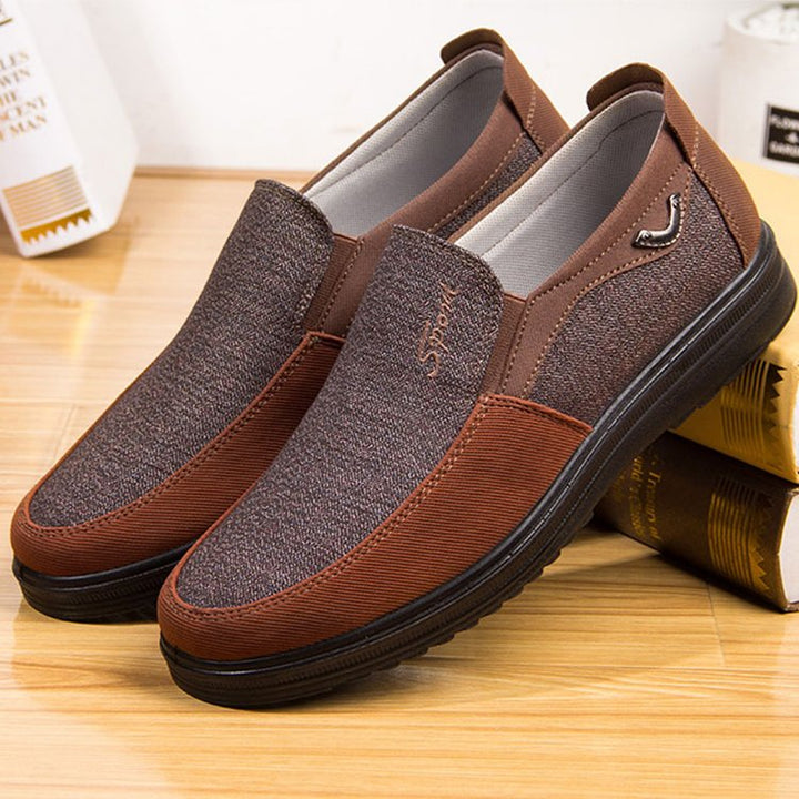 Veradon | Heren Loafers Ademend Lichtgewicht Instappers-Loafers-Calora-Bruin-39-Calora