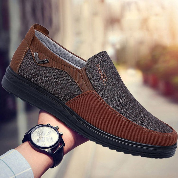 Veradon | Heren Loafers Ademend Lichtgewicht Instappers-Loafers-Calora-Bruin-39-Calora