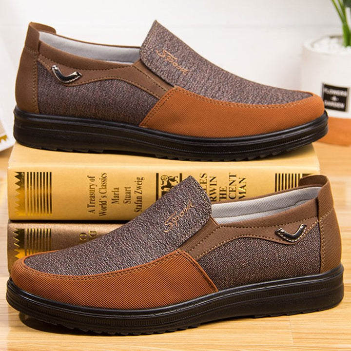 Veradon | Heren Loafers Ademend Lichtgewicht Instappers-Loafers-Calora-Bruin-39-Calora
