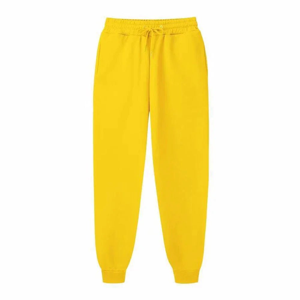Verono | Zachte Comfortabele Joggingbroek-Sportkleding & Accessoires-Calora-Geel-S-Calora