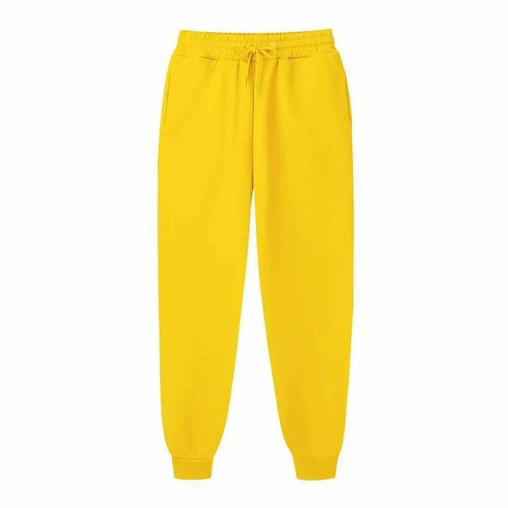 Verono | Zachte Comfortabele Joggingbroek-Sportkleding & Accessoires-Calora-Geel-S-Calora