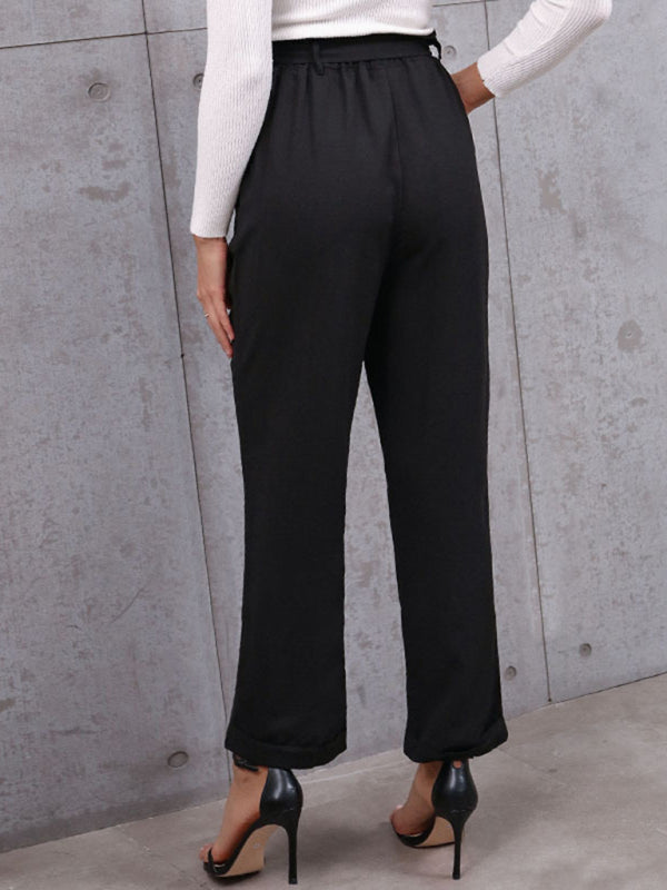 Veterbroek met negen punten professionele elastische broek-Pantalons-Calora-Zwart-S-Calora