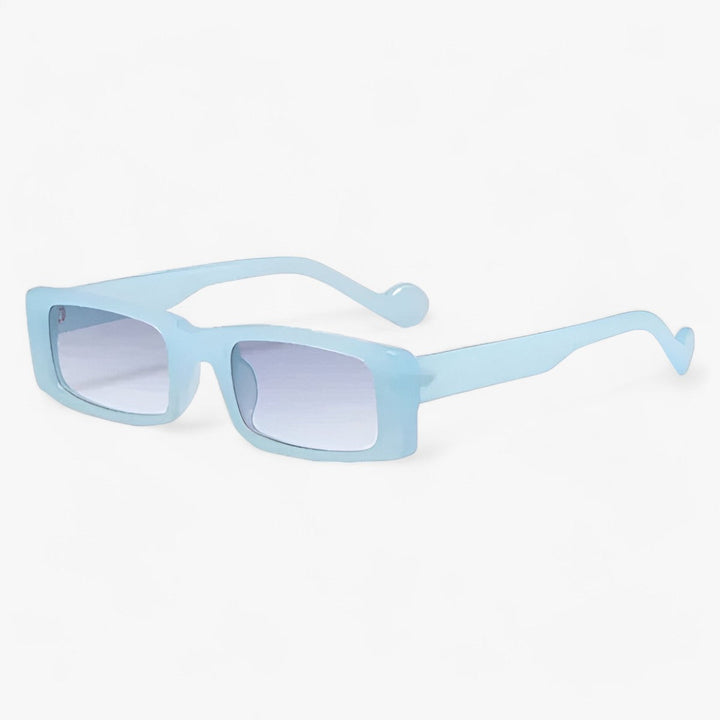 Vierkante Retro Zonnebril in Jelly Kleur - Trendy en Stijlvolle Zonnebril voor Mannen en Vrouwen-Elektronica/Gadgets-Calora-BlauwDubbelBlauw-Calora
