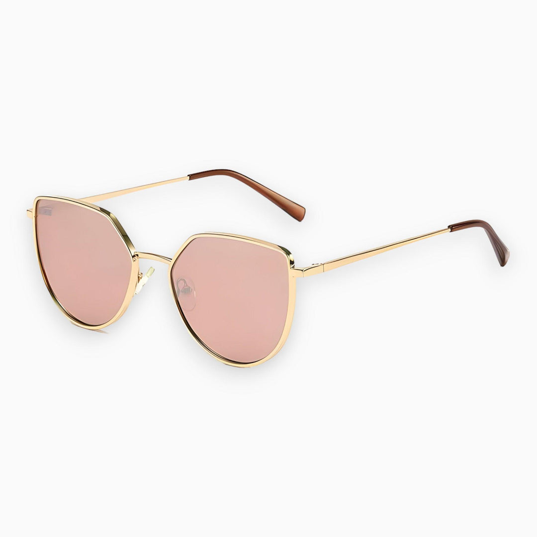 Vintage Cat Eye Zonnebril met Retro Chic Stijl-Elektronica/Gadgets-Calora-Bruin-Calora