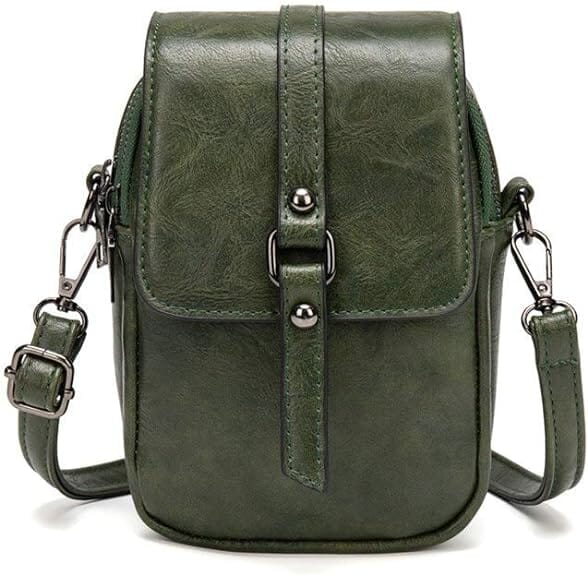 CALORA_ Vintage Multifunctionele Zachte Leren Schoudertas voor Dames