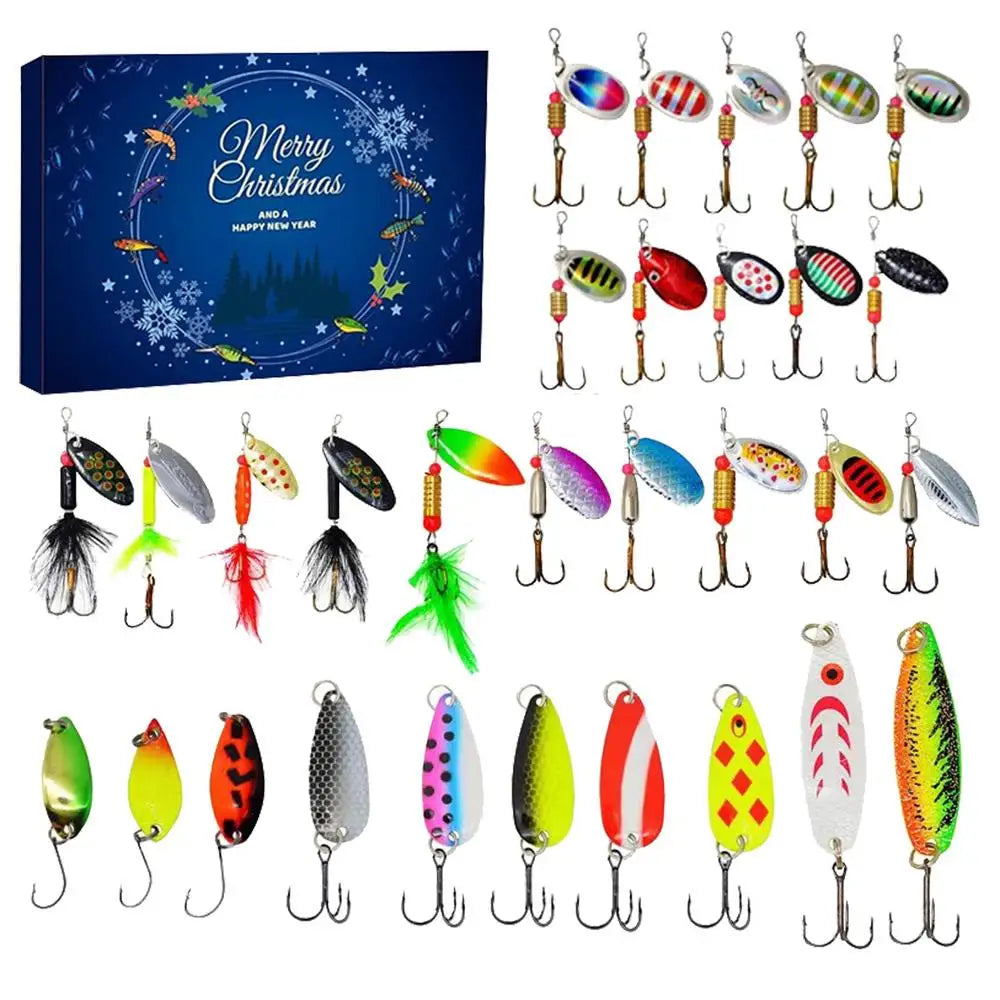 Visspullen Advent Kalender | 24 Dagen Kerst Advents Kalender Voor Vissers-Elektronica/Gadgets-Calora-Haring-Calora