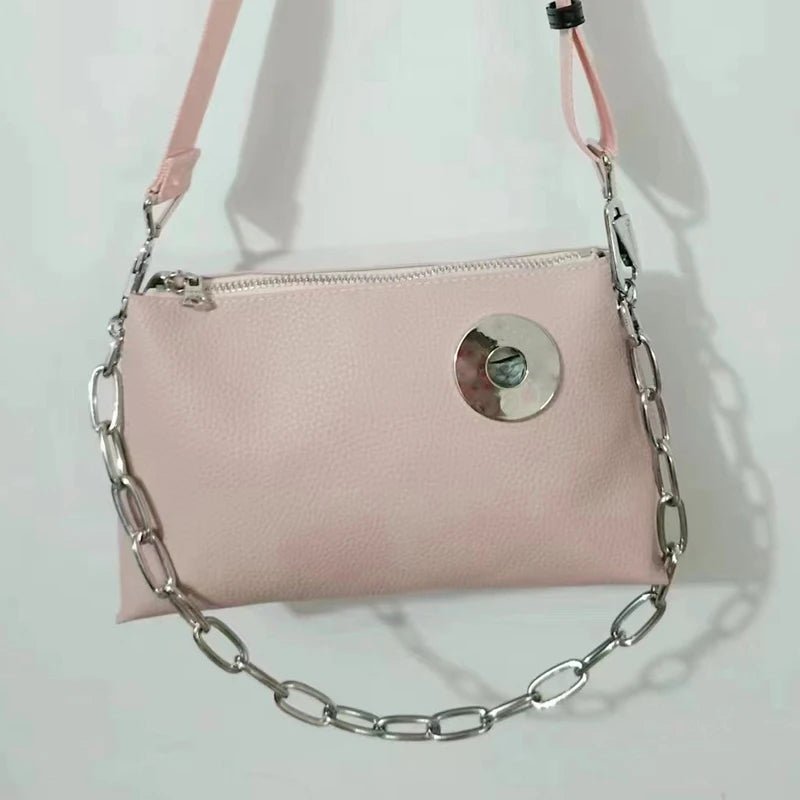 Vista | Unieke PU Leren Handtas-Handtassen-Calora-Roze-Calora