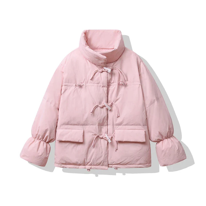 Vittoria | Witte vintage parka-jas voor dames-Zomer Jassen-Calora-Roze-S-Calora