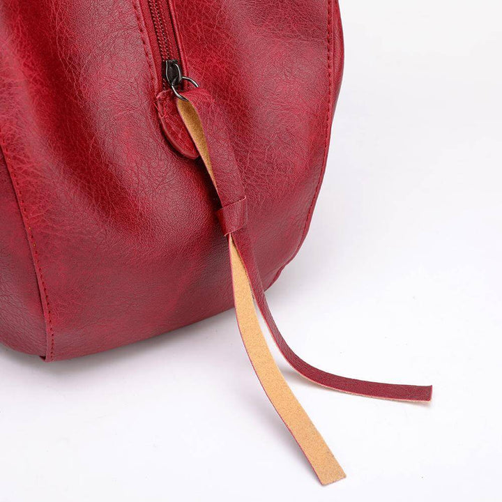 Vivanta | Grote Vegan Leren Tas-Handtassen-Calora-Auburn-Calora