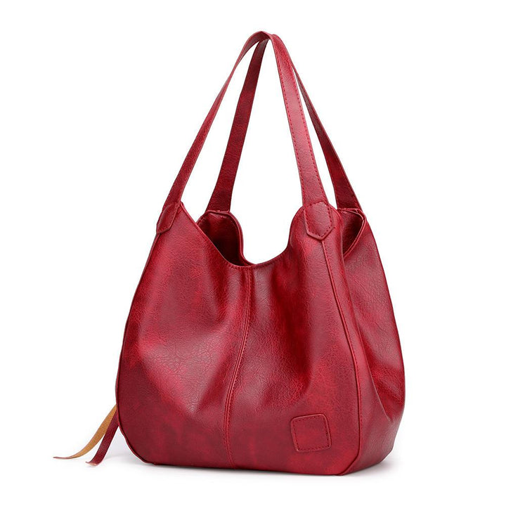 Vivanta | Grote Vegan Leren Tas-Handtassen-Calora-Auburn-Calora