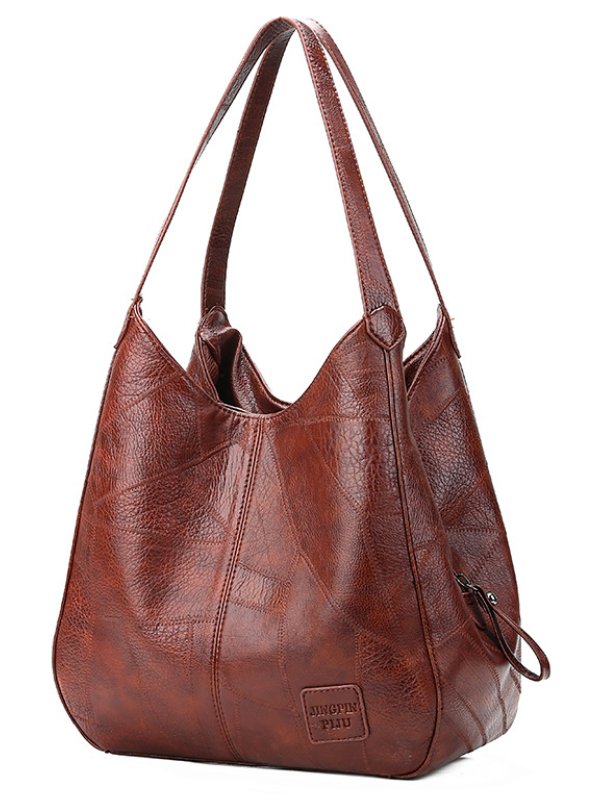 Vivanta | Grote Vegan Leren Tas-Handtassen-Calora-Auburn-Calora