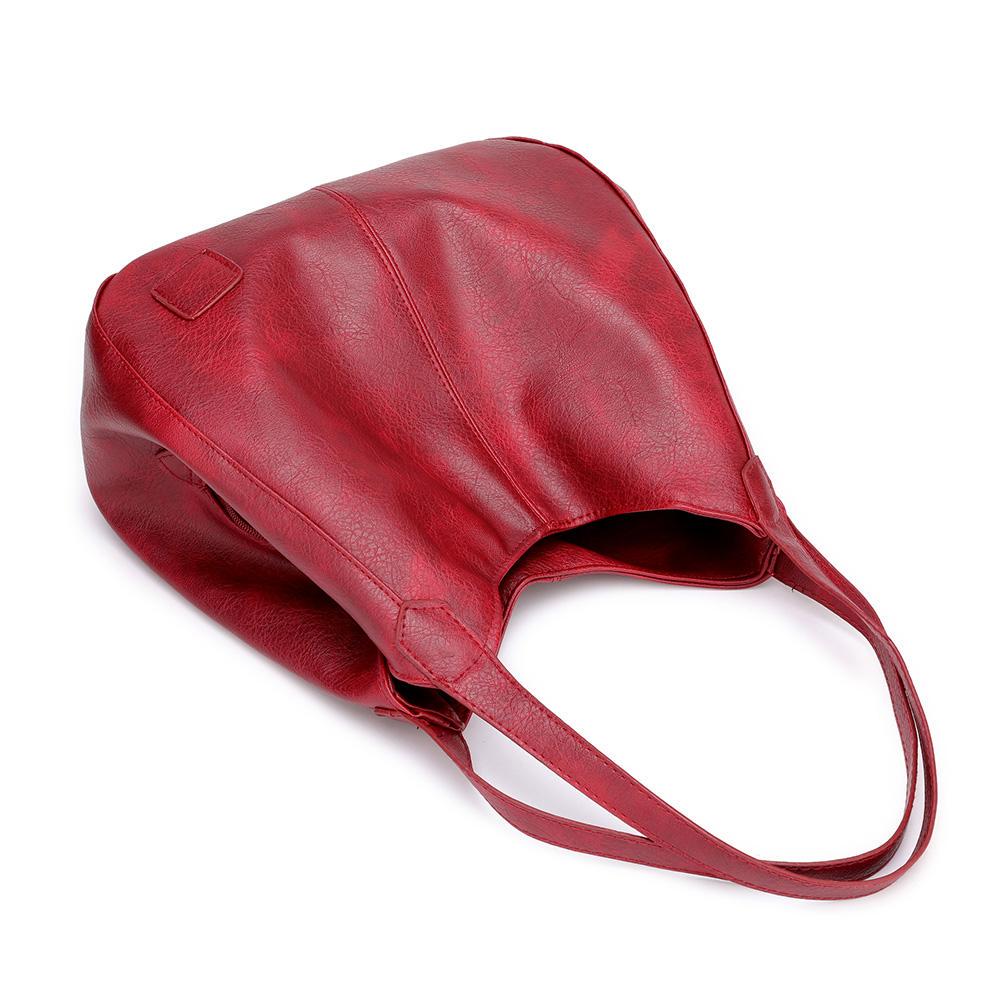 Vivanta | Grote Vegan Leren Tas-Handtassen-Calora-Auburn-Calora