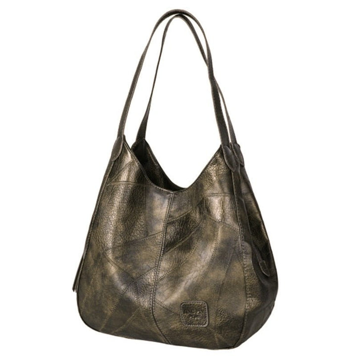 Vivanta | Grote Vegan Leren Tas-Handtassen-Calora-Brons-Calora