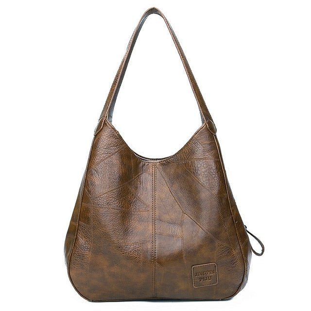 Vivanta | Grote Vegan Leren Tas-Handtassen-Calora-Khaki-Calora