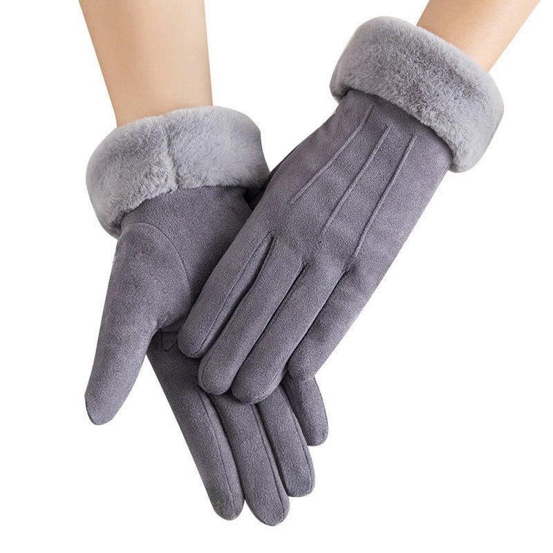 Vivia | Warme Stijlvolle Winter Handschoenen voor Dames-Handtassen-Calora-Blauw-Calora