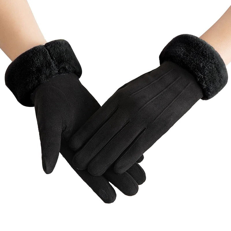 Vivia | Warme Stijlvolle Winter Handschoenen voor Dames-Handtassen-Calora-Blauw-Calora