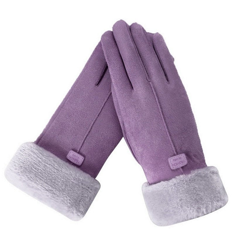 Vivia | Warme Stijlvolle Winter Handschoenen voor Dames-Handtassen-Calora-Paars-Calora