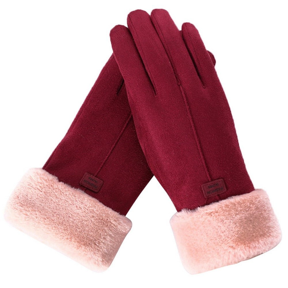 Vivia | Warme Stijlvolle Winter Handschoenen voor Dames-Handtassen-Calora-Rood-Calora