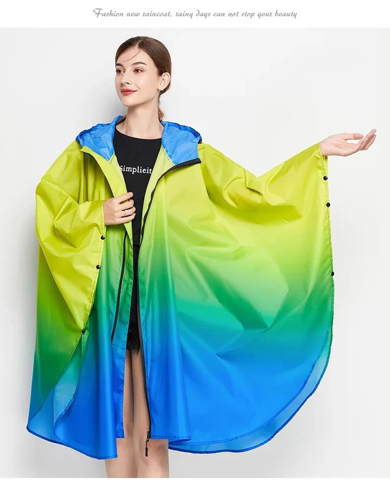 Vivid | Kleurrijke Dames Regenjas-Zomer Jassen-Calora-Geel-Calora