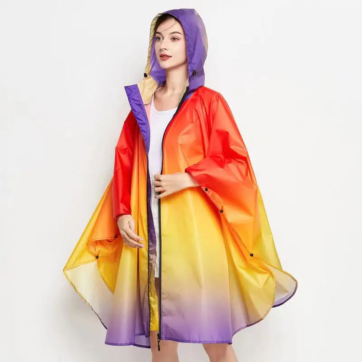 Vivid | Kleurrijke Dames Regenjas-Zomer Jassen-Calora-Rood-Calora