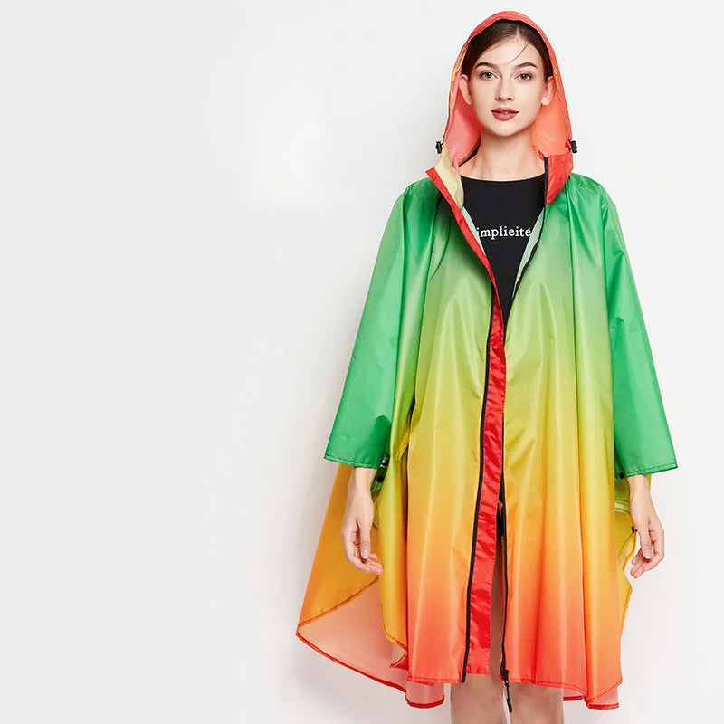 Vivid | Kleurrijke Dames Regenjas-Zomer Jassen-Calora-Rood-Calora