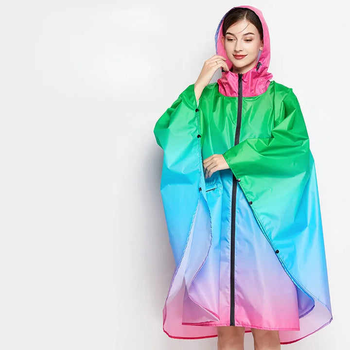 Vivid | Kleurrijke Dames Regenjas-Zomer Jassen-Calora-Rood-Calora