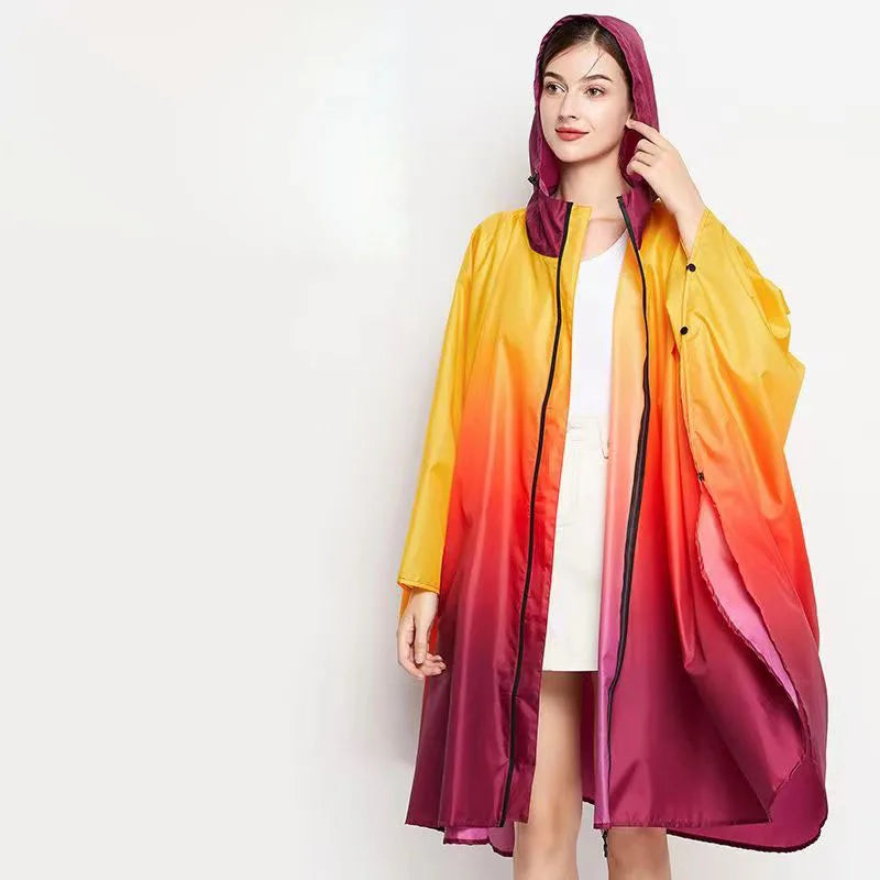 Vivid | Kleurrijke Dames Regenjas-Zomer Jassen-Calora-Rood-Calora