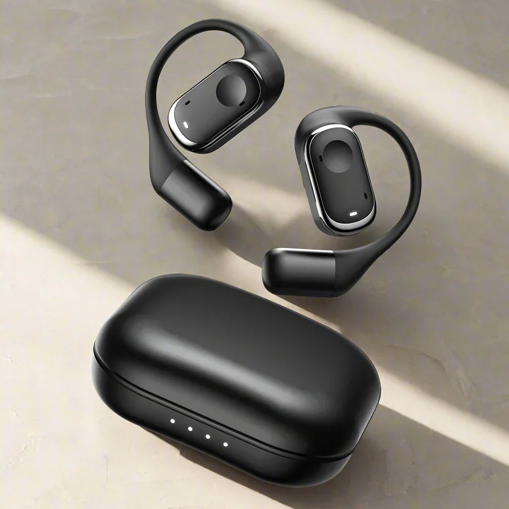 CALORA_ Voltify - Open-Ear Bluetooth 5.3 Oordopjes met Pure Bas en Comfort