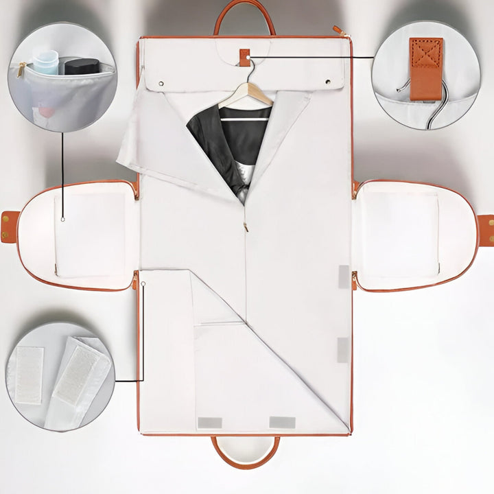 VOYAGER - Reiszak - Opvouwbaar voor Extra Opbergruimte-Elektronica/Gadgets-Calora-Wit-Calora
