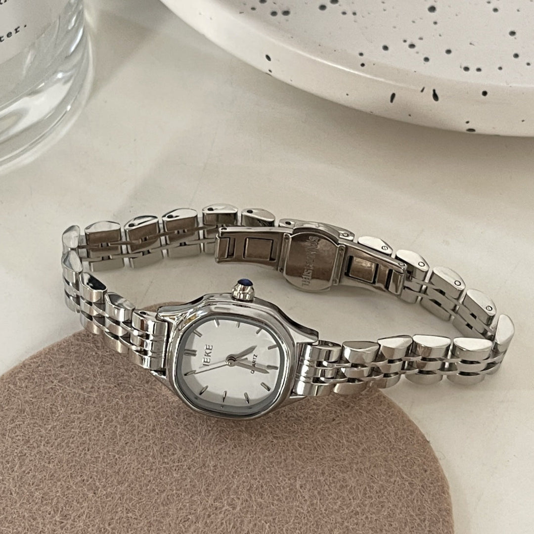 CALORA_ Vrouwelijke Retro Vierkante Zomerhorloge - Stijlvolle Quartz Armband