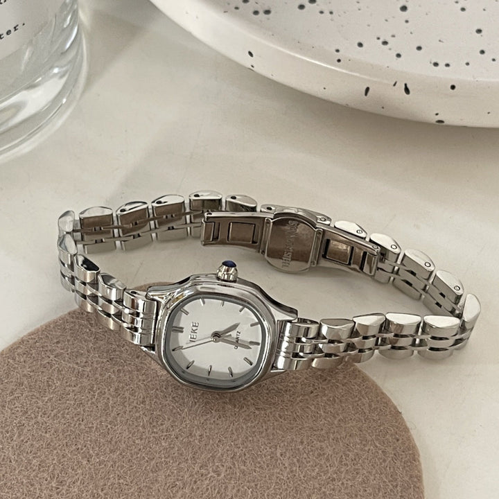 CALORA_ Vrouwelijke Retro Vierkante Zomerhorloge - Stijlvolle Quartz Armband