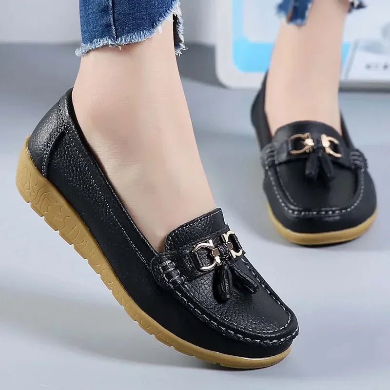 CALORA_ Vrouwen Slip On Loafers Casual Espadrilles Ballet Flats voor Vrouwen